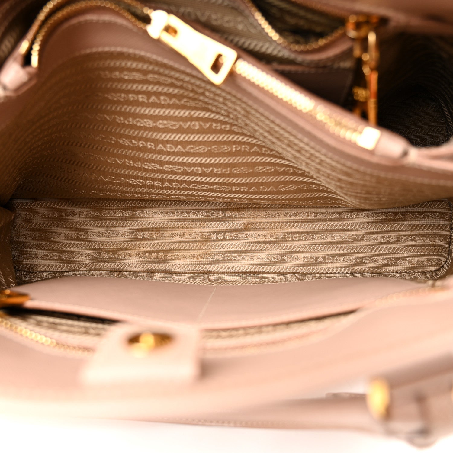 Prada Saffiano Lux Medium Open Promenade Tote Cammeo 6 of 18