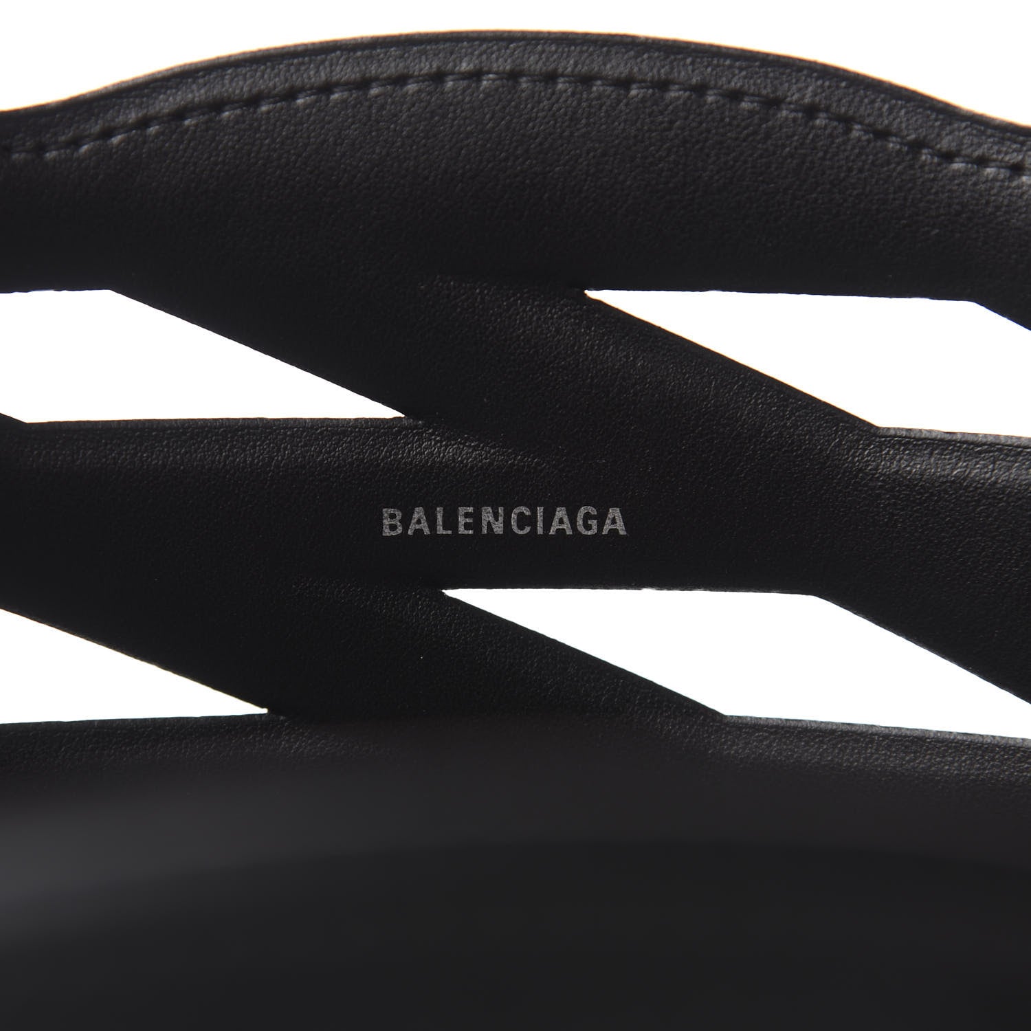 Balenciaga Faux Calfskin Neo Basket Tote Black 6 of 13