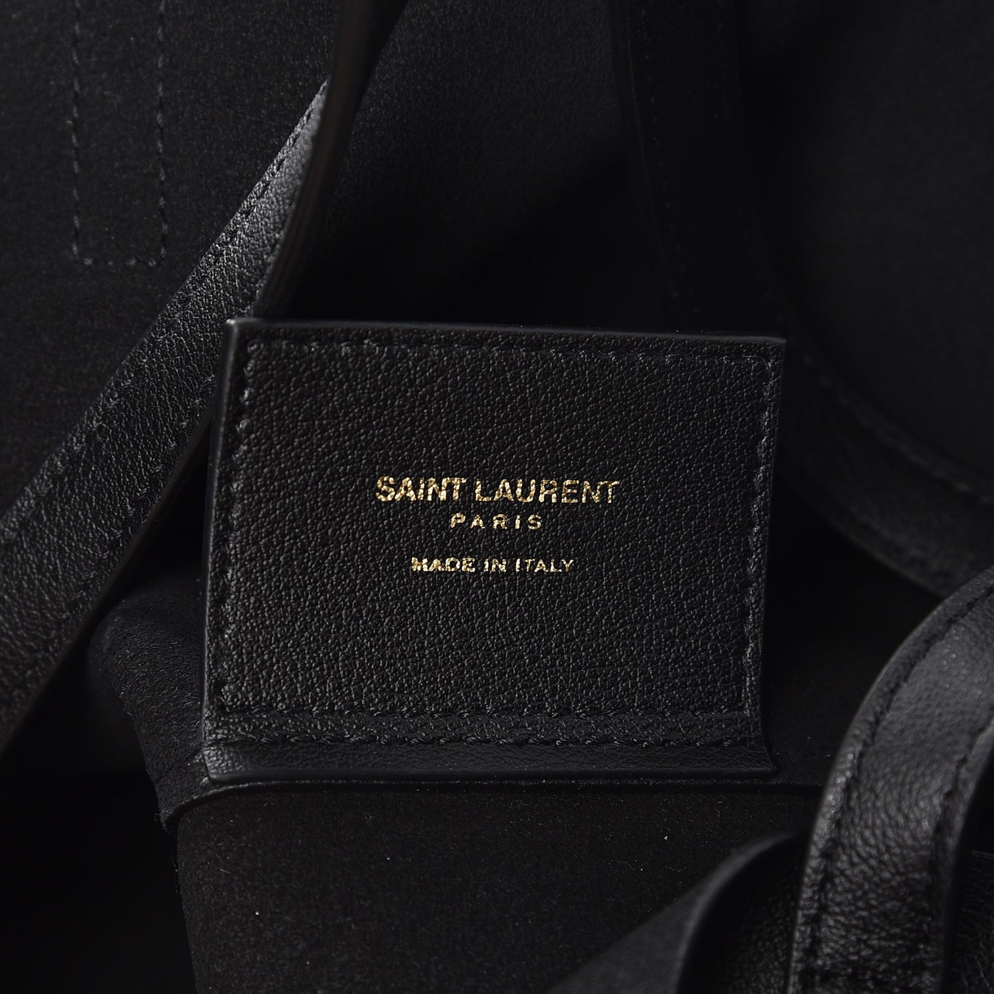 Calfskin Large Shopping Tote Black