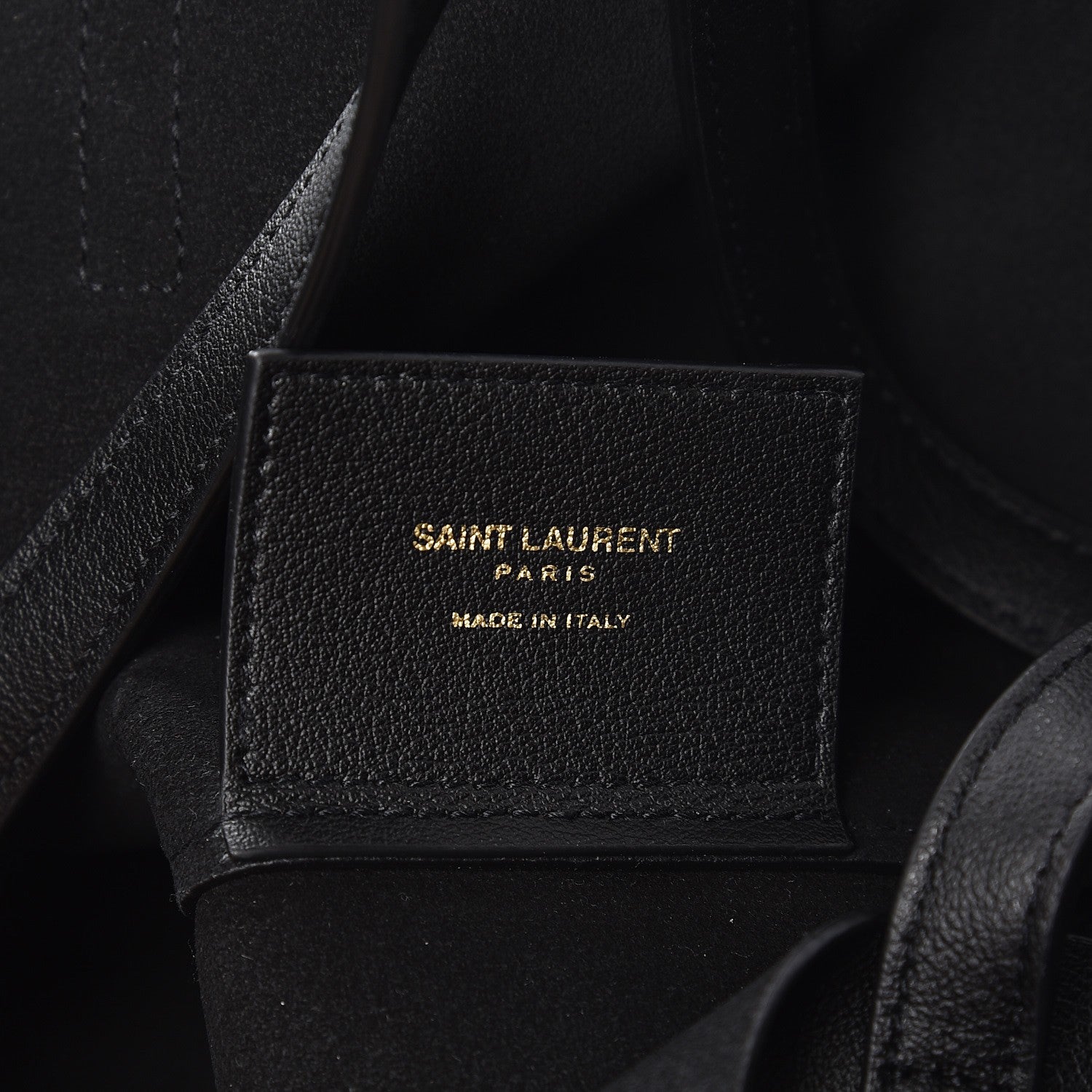 Saint Laurent Calfskin Large Shopping Tote Black 7 of 10