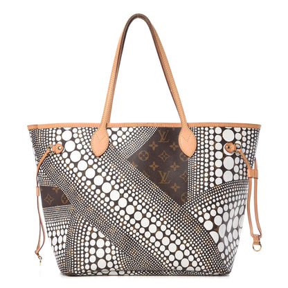 Louis Vuitton Monogram Kusama Waves Neverfull MM White 1 of 13
