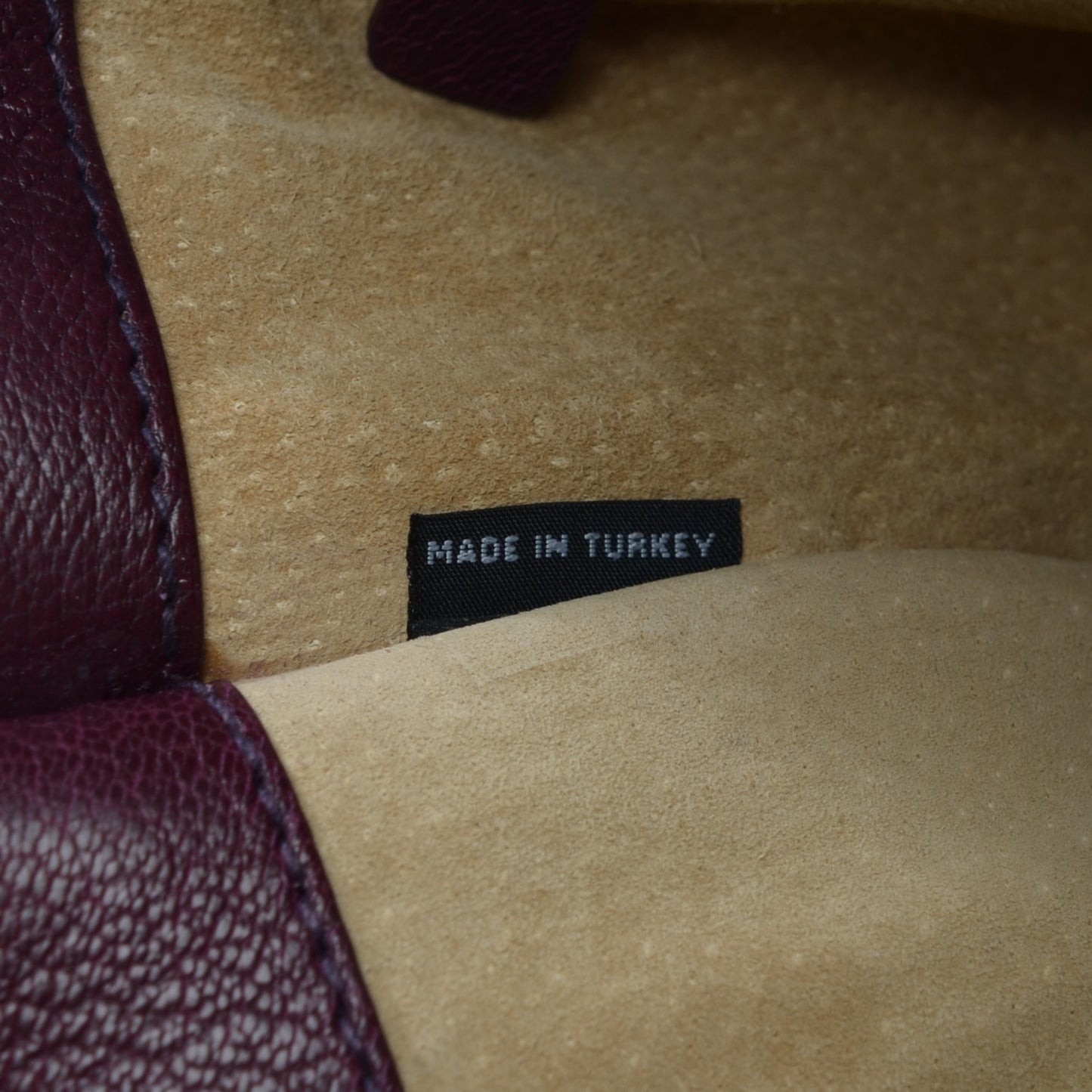 Goatskin Madras Tote Ribes