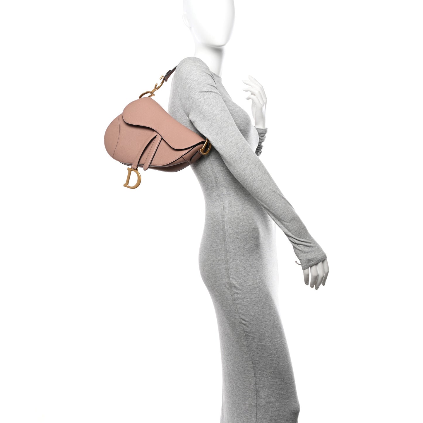 Grained Calfskin Saddle Bag Fard