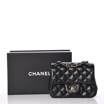Chanel Caviar Quilted Mini Square Flap Black 8 of 8