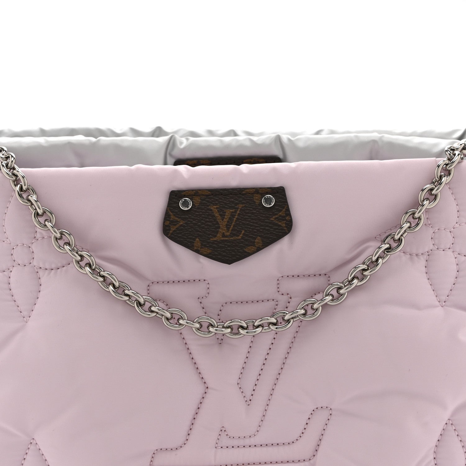 Louis Vuitton Econyl Monogram Pillow Maxi Multi Pochette Accessories Silver Pale Pink 9 of 11