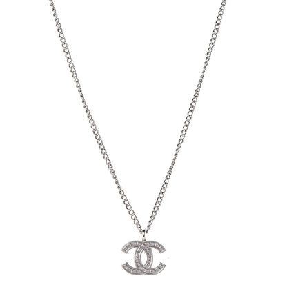Chanel CC Necklace Silver 1 of 5