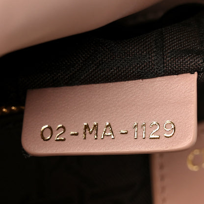 Christian Dior Lambskin Cannage Small My ABCDior Lady Dior Fard 7 of 11