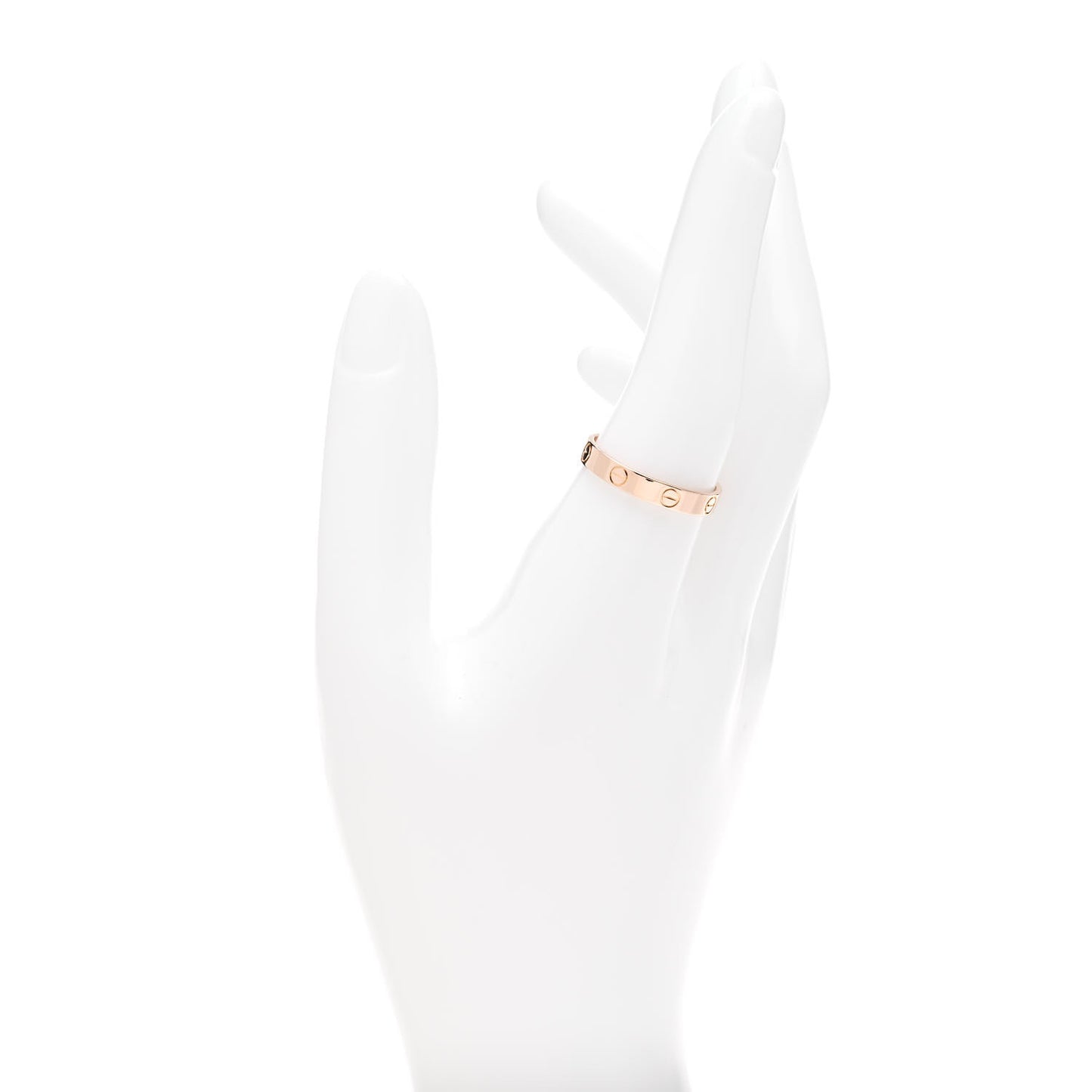 18K Pink Gold 3.5mm LOVE Wedding Band Ring 58 8.25