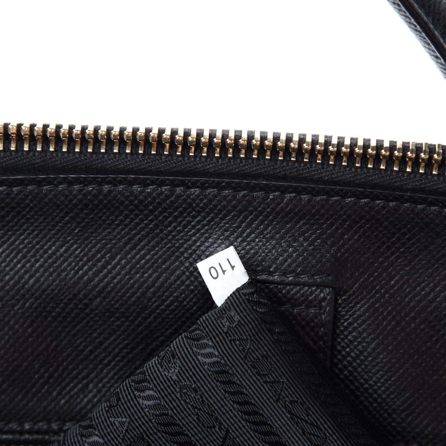 Prada Saffiano Cuir Large Top Handle Satchel Black 13 of 14