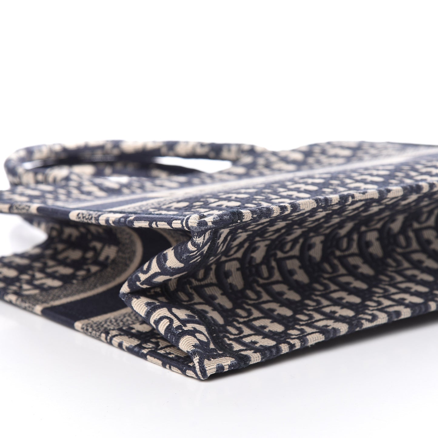 Oblique Medium Book Tote Blue Multicolor