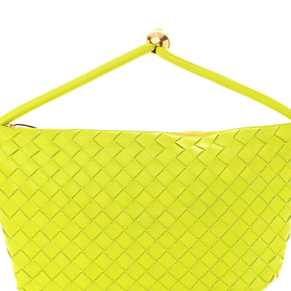 Bottega Veneta Nappa Intrecciato Small Turn Pouch Acid Kiwi 8 of 10