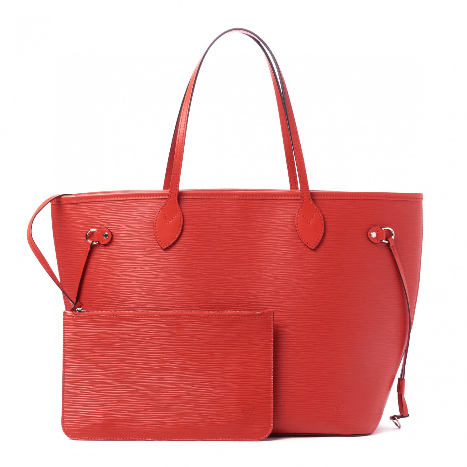 Louis Vuitton Epi Neverfull MM Coquelicot 1 of 8