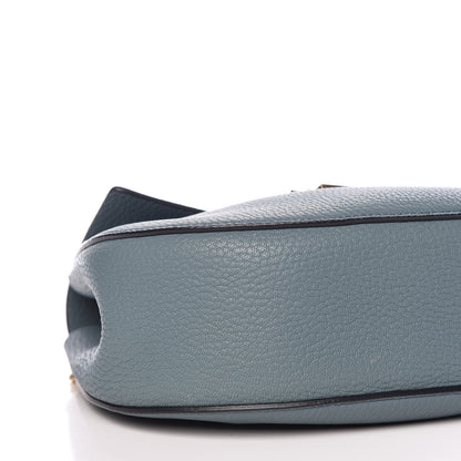 Chloe Grained Lambskin Drew Shoulder Bag Cloudy Blue 8 of 9