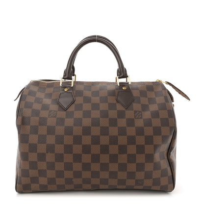 Louis Vuitton Damier Ebene Speedy 30 1 of 13