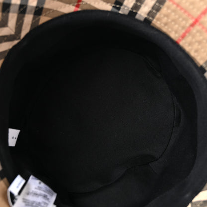 Burberry Technical Cotton Vintage Check Bucket Hat S Archive Beige 7 of 10