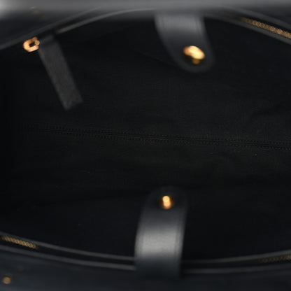 Versace Canvas Calfskin Large La Medusa Tote Bag Black 4 of 8