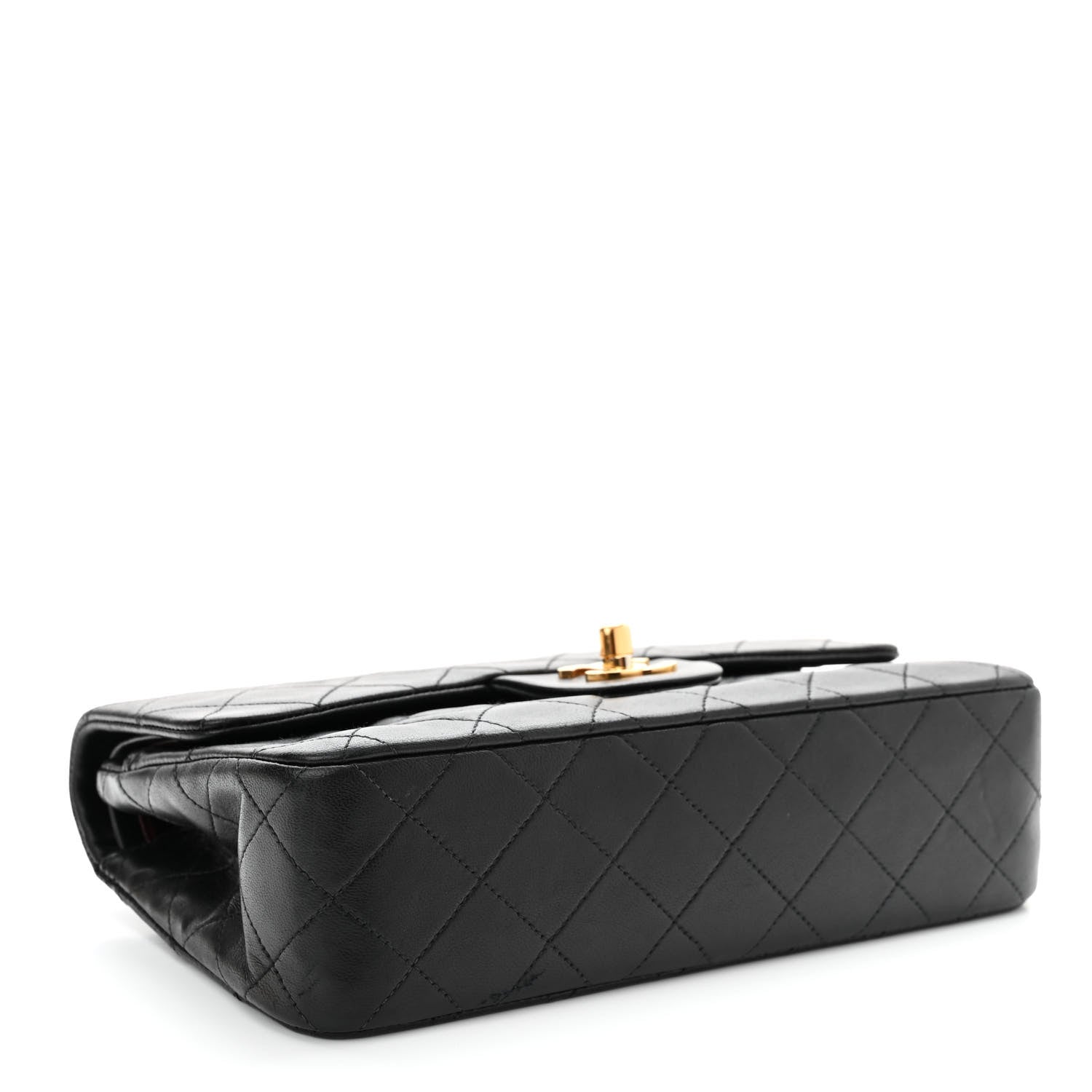 Chanel Lambskin Quilted Small Double Flap Black 4 of 18