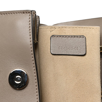 Chloe Suede Calfskin Mini Faye Bracelet Bag Motty Grey 7 of 10