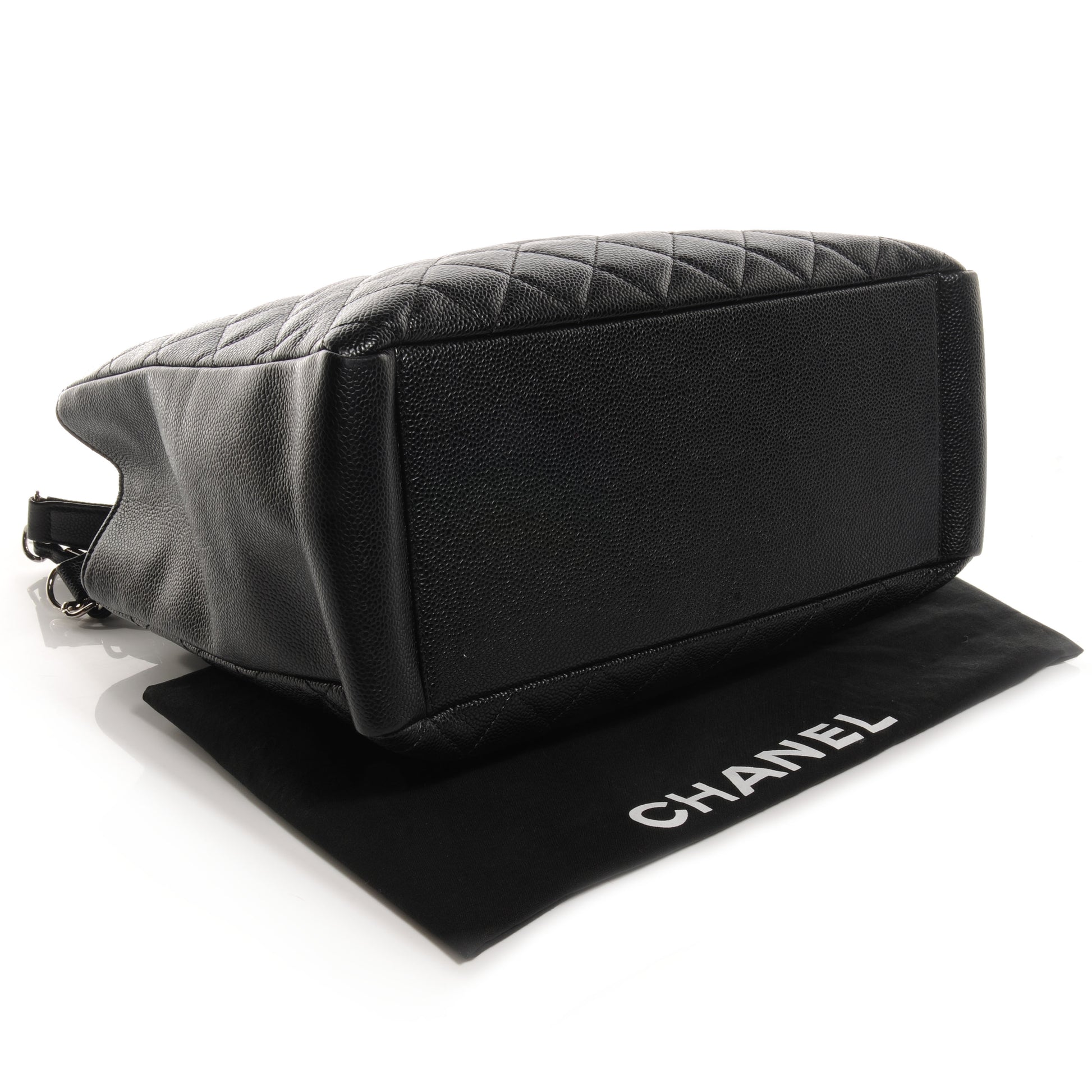 Chanel Caviar Grand Shopping Tote GST Black 4 of 8