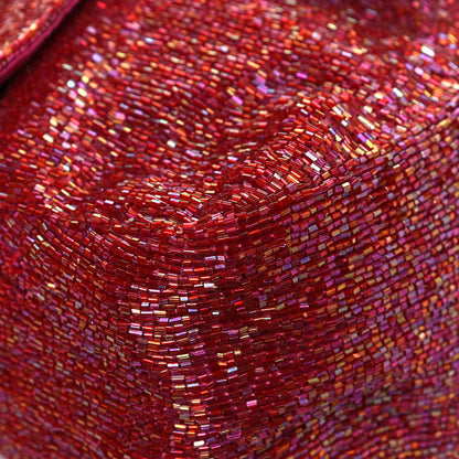 Fendi Beaded Baguette Red Pink 15 of 21