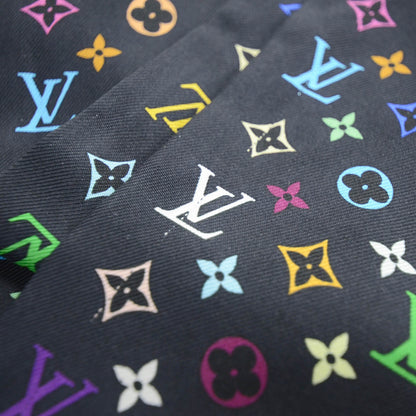 Louis Vuitton Silk Monogram Multicolor Bandeau Black 3 of 5