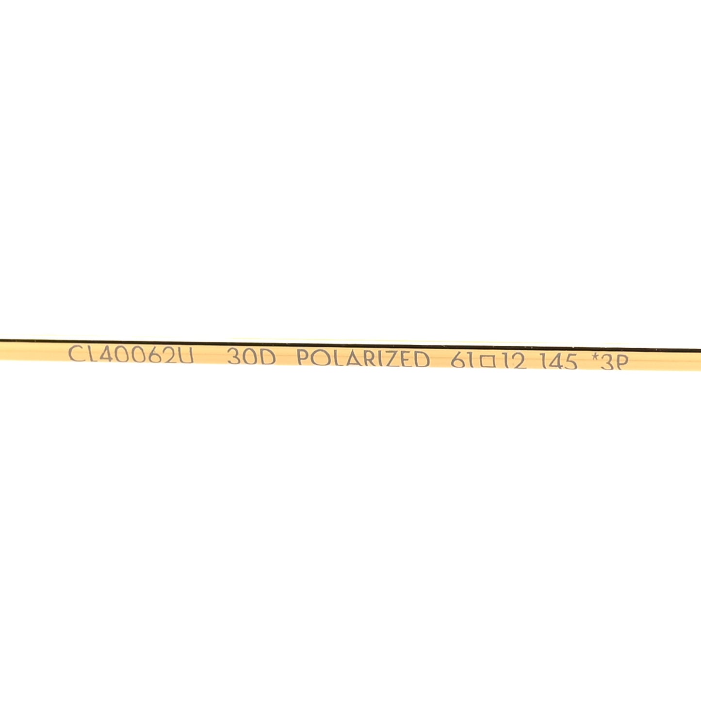 Aviator Polarized Sunglasses CL 40062U Gold