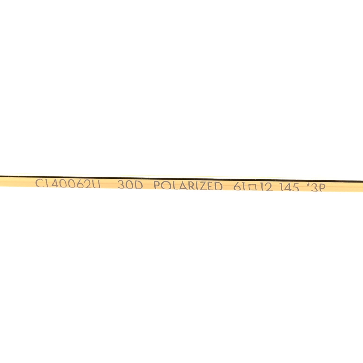 Celine Aviator Polarized Sunglasses CL 40062U Gold 7 of 9