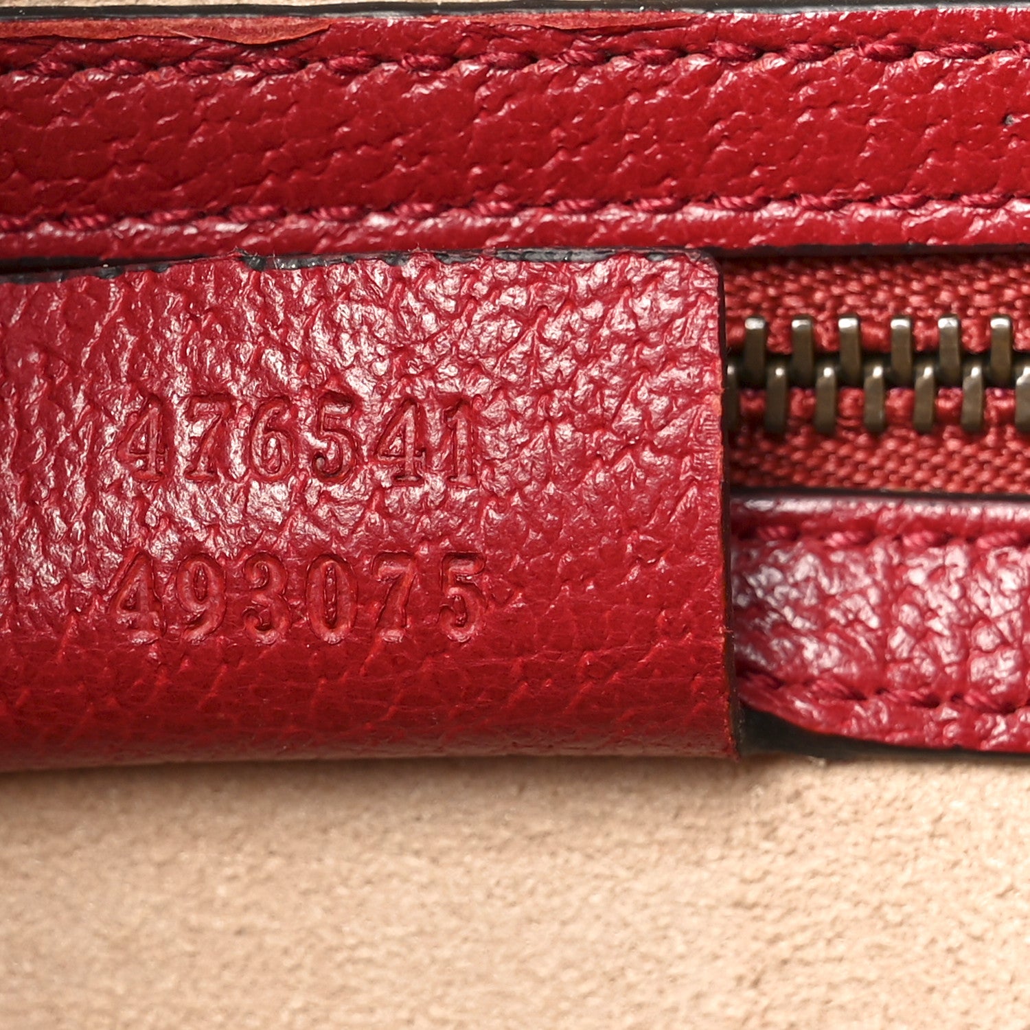 Gucci GG Supreme Monogram Small Queen Margaret Top Handle Bag Red 7 of 10