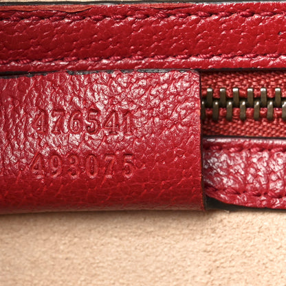 Gucci GG Supreme Monogram Small Queen Margaret Top Handle Bag Red 7 of 10