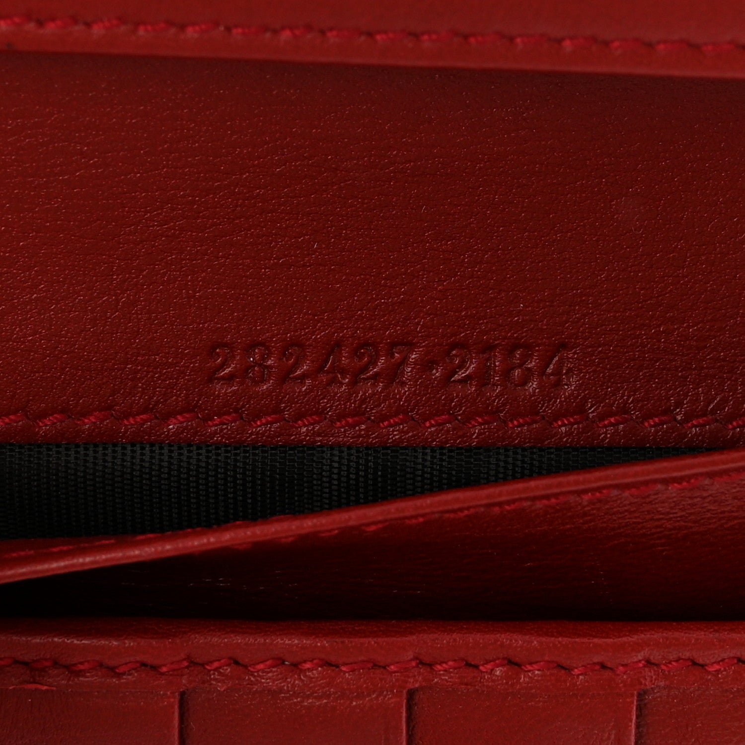 Gucci GG Supreme Monogram Web Continental Wallet Red 7 of 8