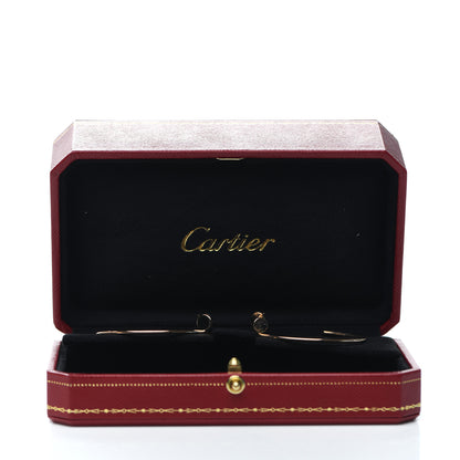 Cartier 18K Pink Gold Juste Un Clou Hoop Earrings 9 of 10