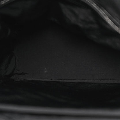 Bottega Veneta Calfskin Intrecciato Flap Backpack Black 5 of 13