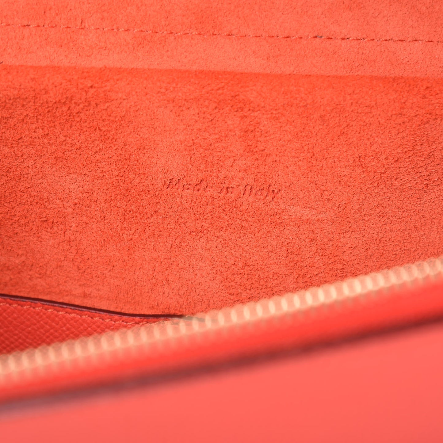Grained Calfskin Mini Belt Bag Vermillion