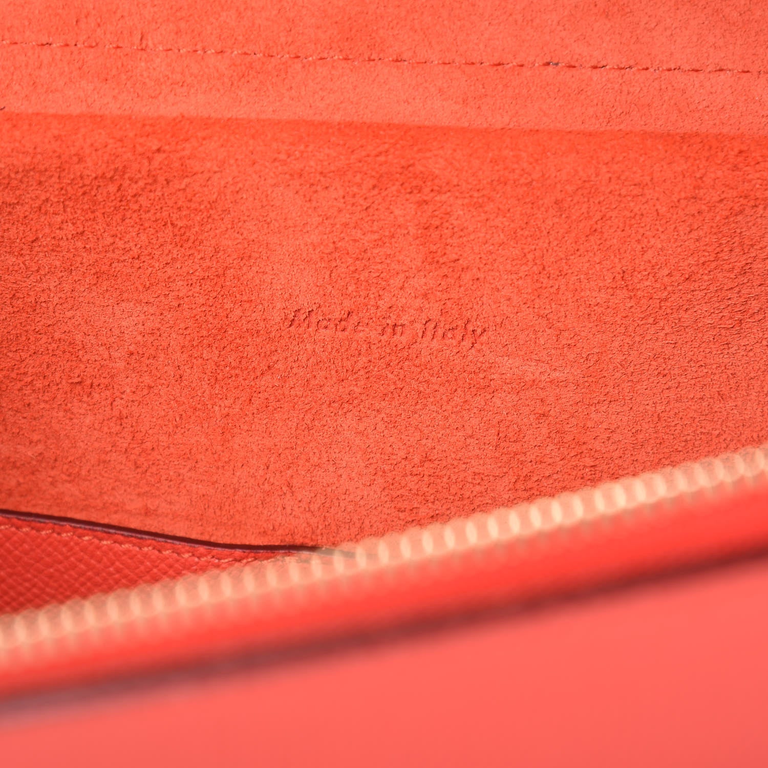 Celine Grained Calfskin Mini Belt Bag Vermillion 8 of 11