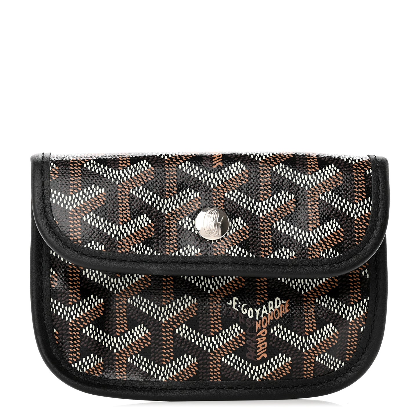 Goyardine Mini Anjou Pouch Black