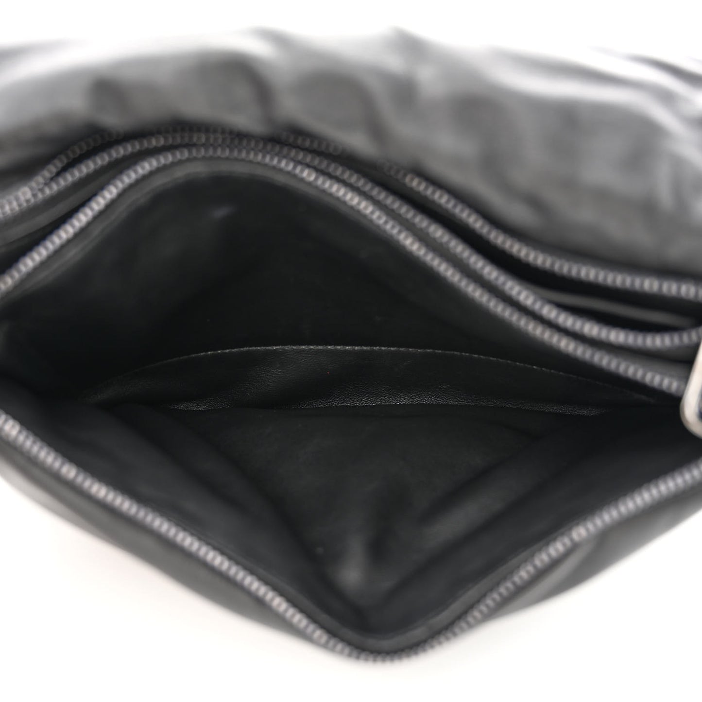 Calfskin Small Viva Bow Shoulder Bag Black