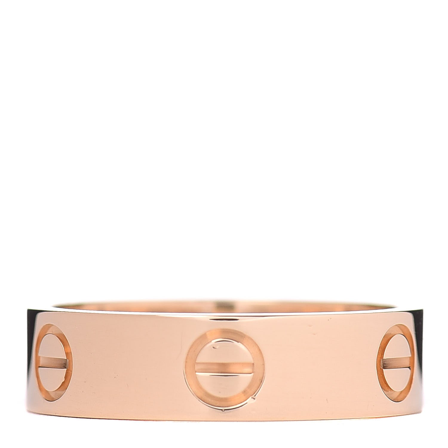 Cartier 18K Yellow Gold 5.5mm LOVE Ring 56 7.75 1 of 5