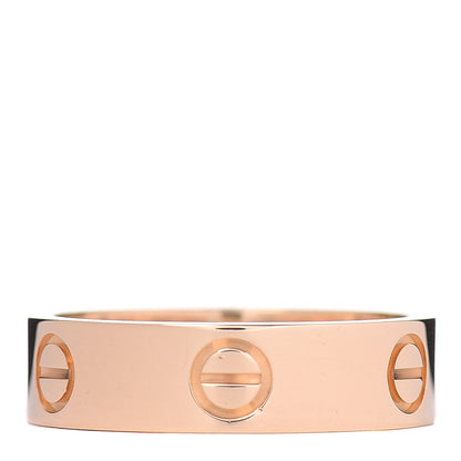 Cartier 18K Yellow Gold 5.5mm LOVE Ring 56 7.75 1 of 5