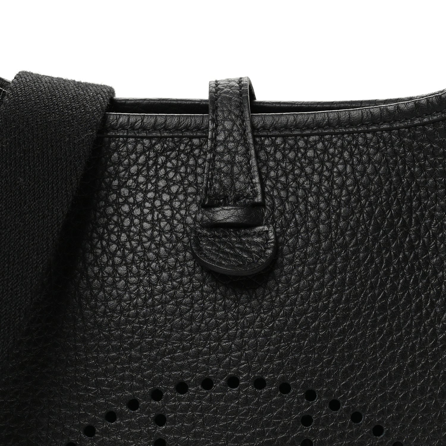 Hermes Taurillon Clemence Evelyne TPM Black 8 of 12