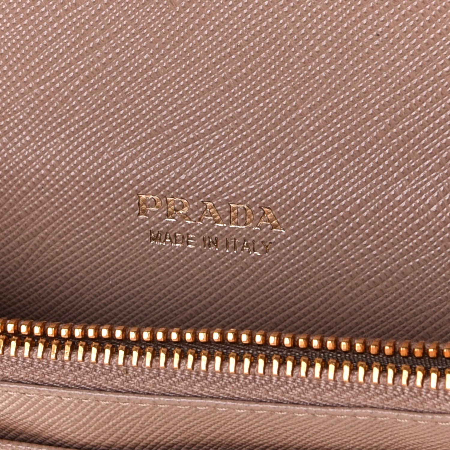 Prada Saffiano Metal Double Snap Travel Wallet Cammeo 11 of 11