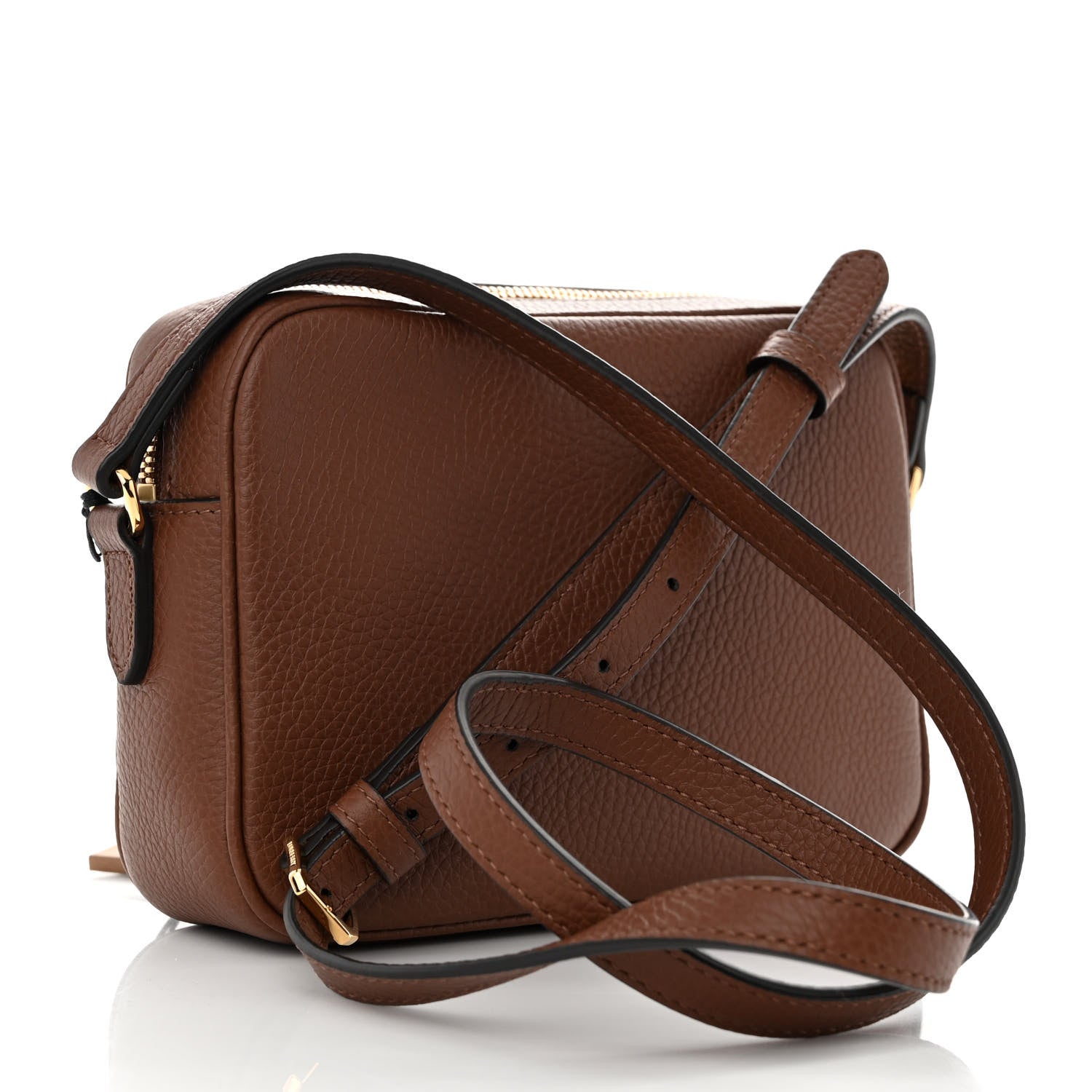 Burberry Grained Calfskin Small Camera Bag Tan 3 of 9