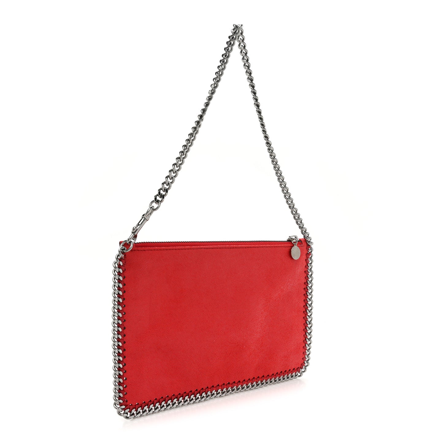 Shaggy Deer Falabella Clutch Cherry