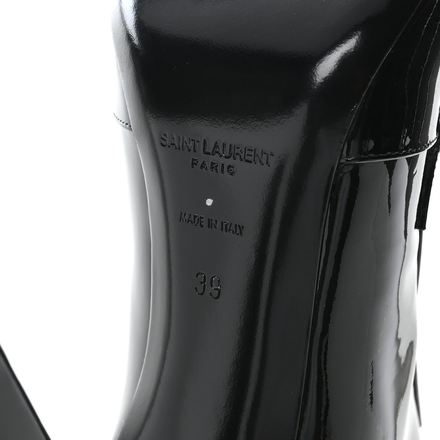 Saint Laurent Vernice Grupy Lala 105 Boots 39 Black 7 of 9