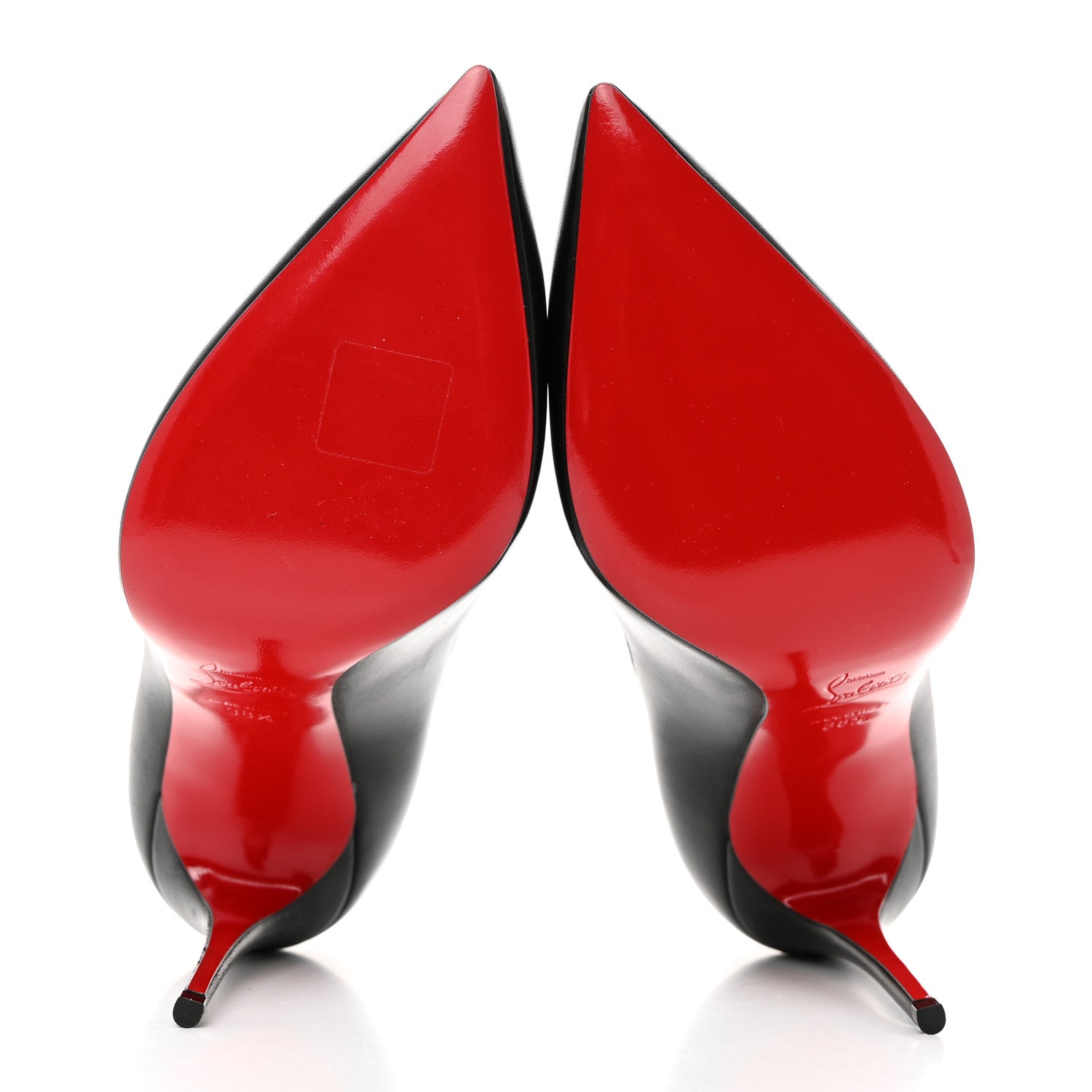 Christian Louboutin Shiny Nappa Pigalle Follies 100 Pumps 38.5 Black 5 of 8