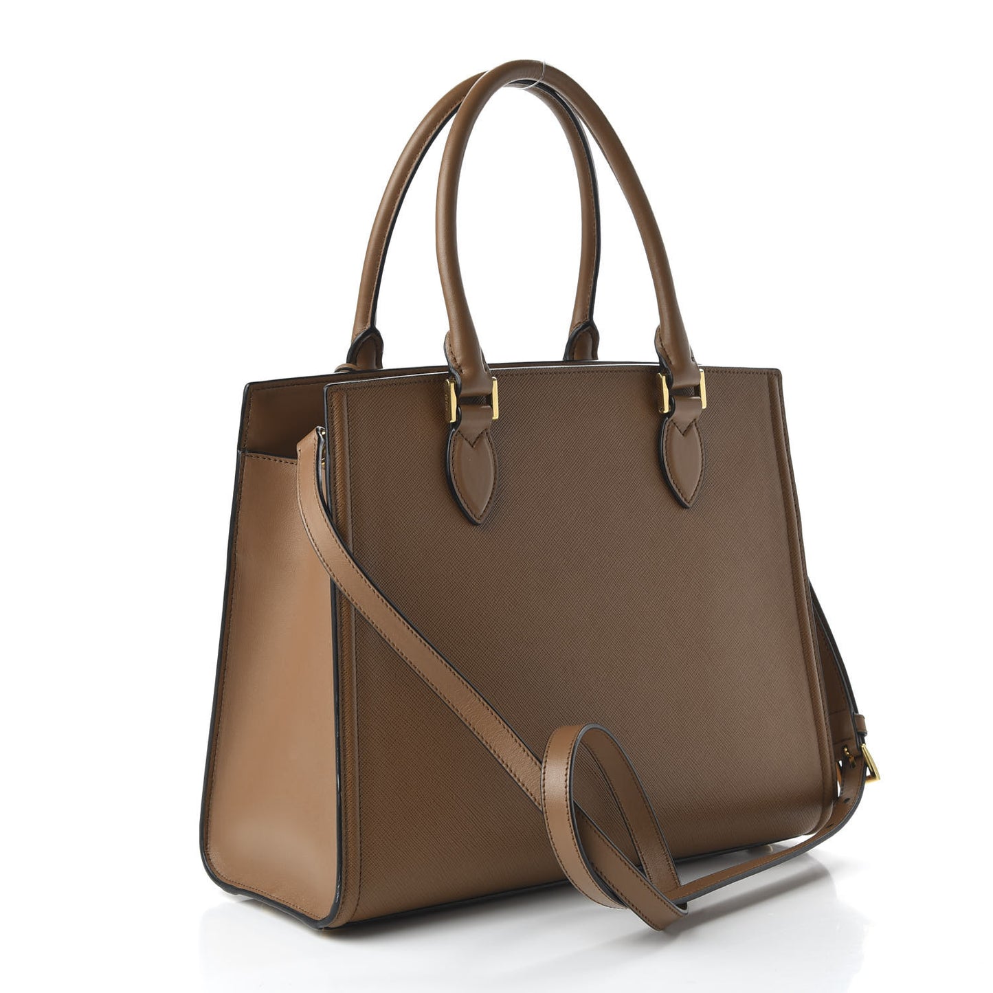 Saffiano Soft Calfskin Tote Cannella