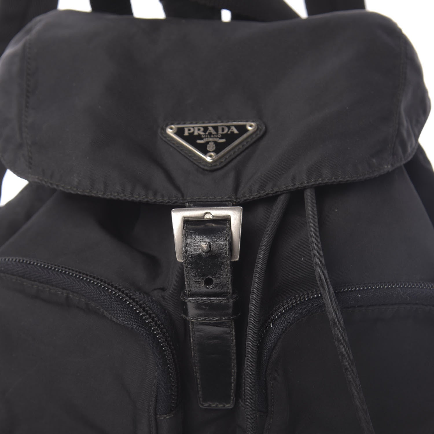 Prada Tessuto Nylon Small Backpack Black 8 of 8