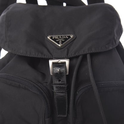 Prada Tessuto Nylon Small Backpack Black 8 of 8