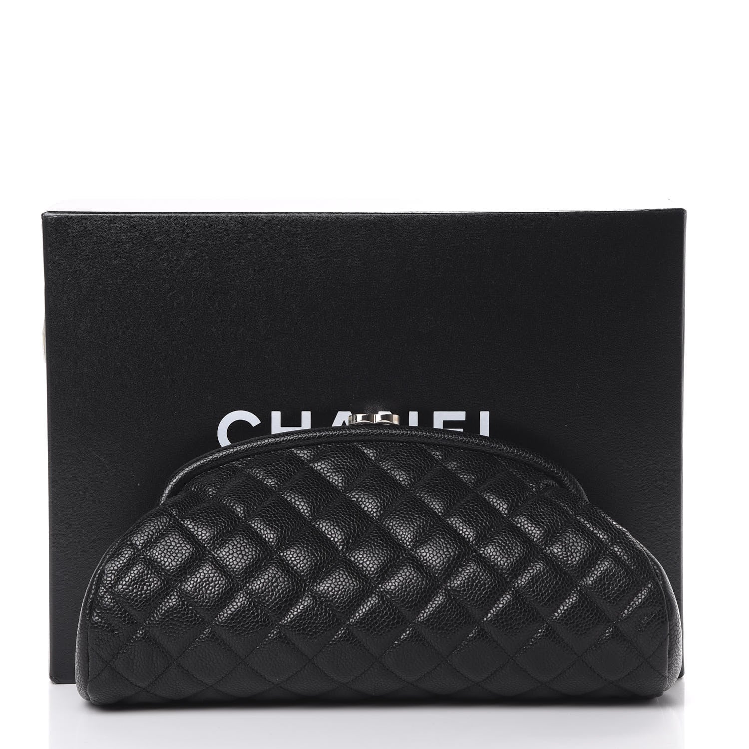 Chanel Caviar Quilted Timeless Clutch Black 10 of 10