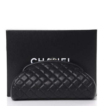 Chanel Caviar Quilted Timeless Clutch Black 10 of 10
