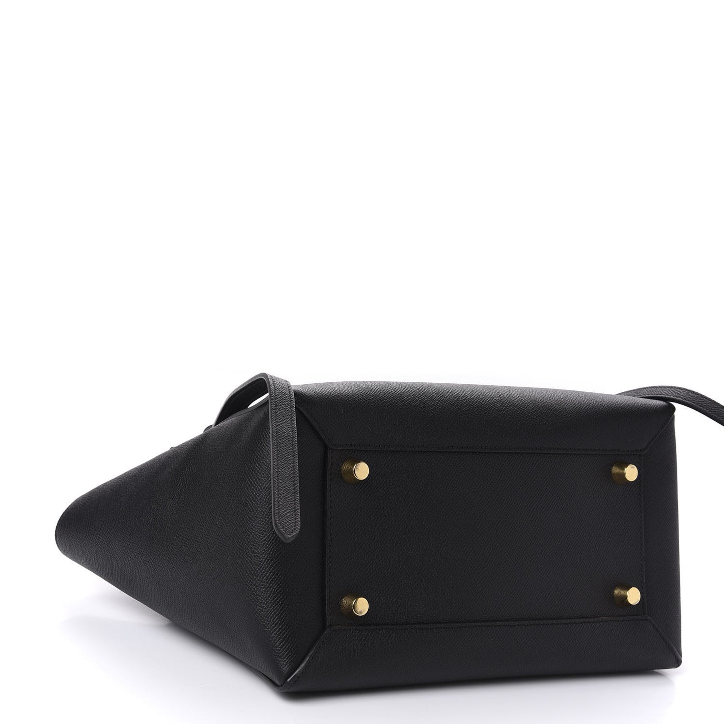 Grained Calfskin Small Belt Bag Black